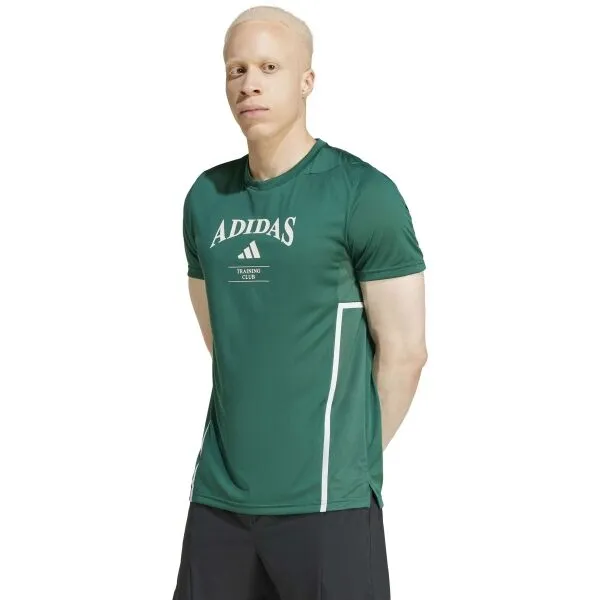 adidas DESIGNED FOR TRAINING TEE Pánske tréningové tričko, zelená, veľkosť
