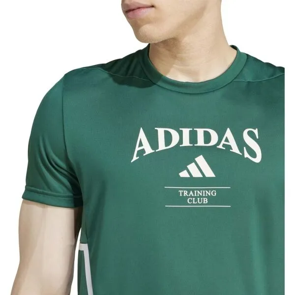 adidas DESIGNED FOR TRAINING TEE Pánske tréningové tričko, zelená, veľkosť