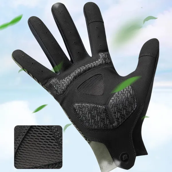 Rockbros Cyklistické rukavice, veľkosť L, čierne
