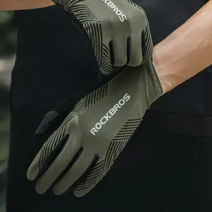 Rockbros Cyklistické rukavice, veľkosť L, čierne