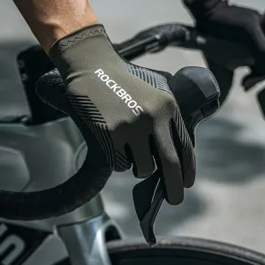 Rockbros Cyklistické rukavice, veľkosť L, čierne