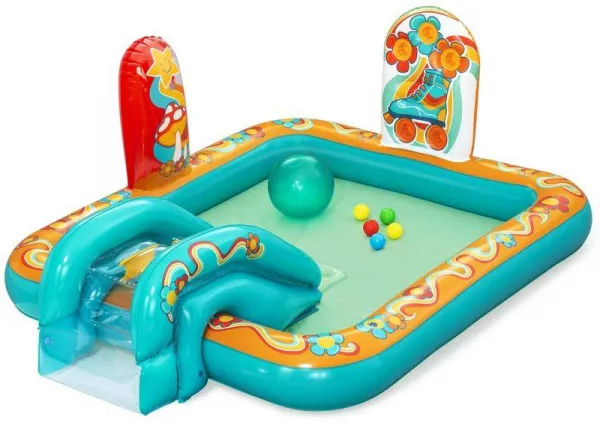 Bazén Bestway® Retro Groove Play Center detský, nafukovací, 152x74 cm