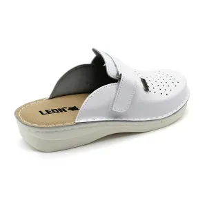 Leon V230 Pánska celokožená zdravotná obuv 44 - 28,5cm, biela, 3,5 cm