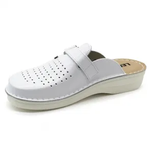 Leon V230 Pánska celokožená zdravotná obuv 44 - 28,5cm, biela, 3,5 cm