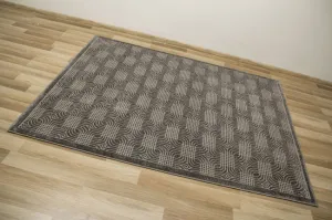 Koberec Teno F0286 štvorce, tmavosivý