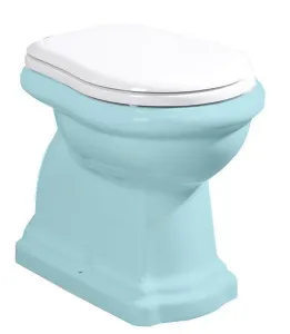 KERASAN - RETRO WC sedátko, biela/chróm 109001