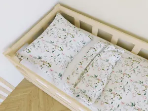 Bavlnené obliečky KVETY na jednolôžko