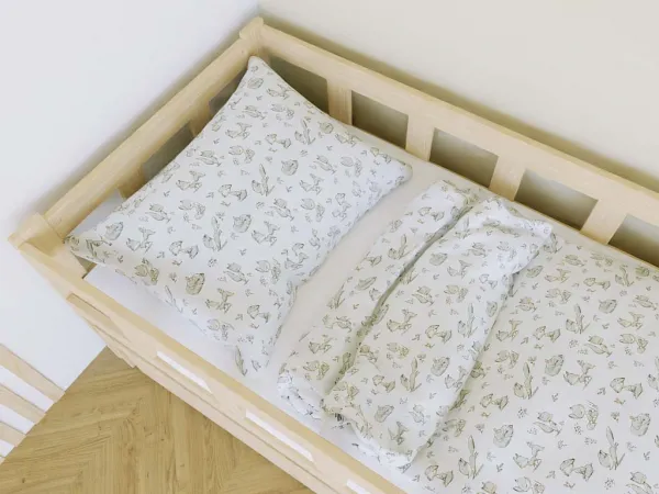Bavlnené detské obliečky LÍŠKY na jednolôžko