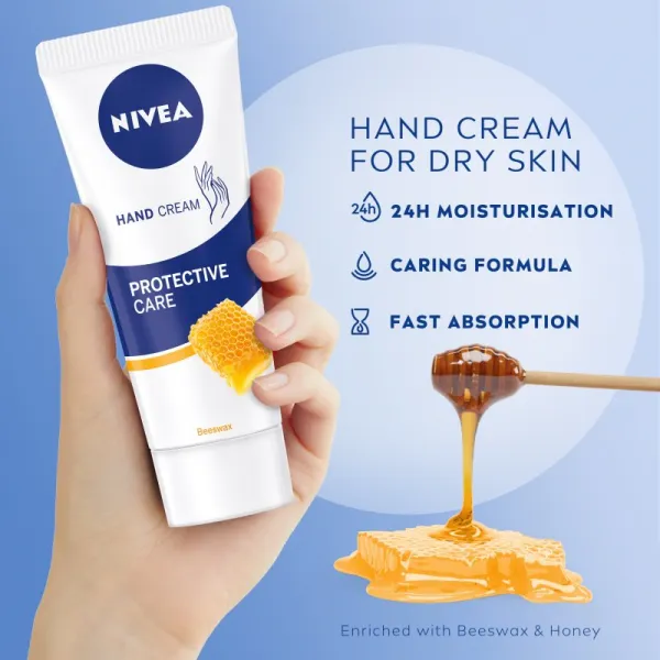 NIVEA Protective Care ochranný krém na ruky 75 ml