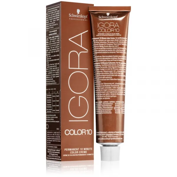 Schwarzkopf Professional IGORA Color 10 permanentná farba na vlasy odtieň 7-1 Medium Blonde Cendré 60 ml