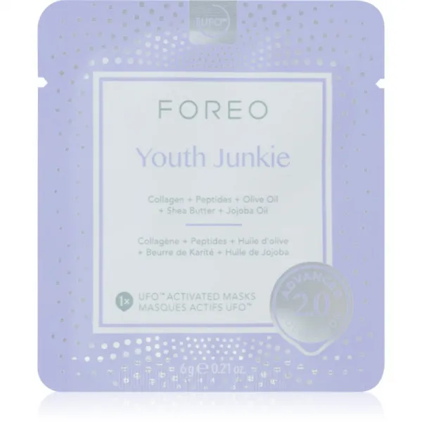 FOREO UFO™ Youth Junkie pleťová maska proti starnutiu 6 ks