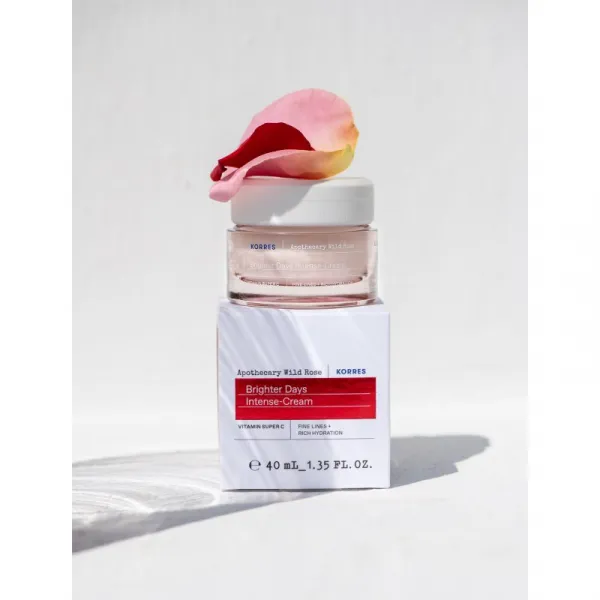 Korres Wild Rose rozjasňujúci denný krém pre suchú pleť 40 ml