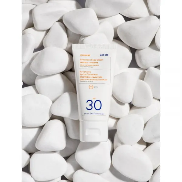 Korres Yoghurt opaľovací krém na tvár SPF 30 50 ml