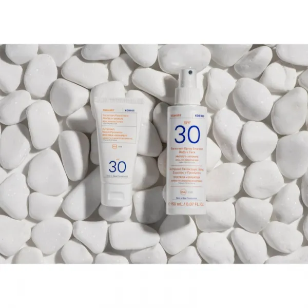 Korres Yoghurt opaľovací krém na tvár SPF 30 50 ml