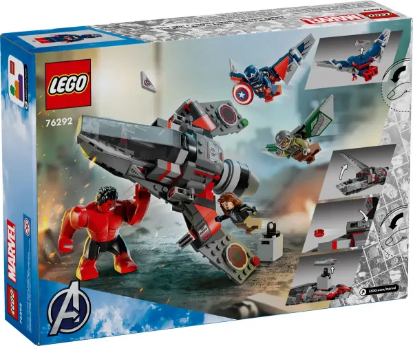 LEGO® Marvel 76292 Súboj Kapitána Ameriky a Red Hulka