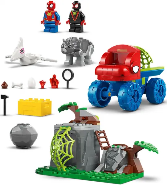 LEGO® Marvel Spidey a jeho úžasní priatelia 11199 Spideyho tím a záchrana dinosaurov s truckom