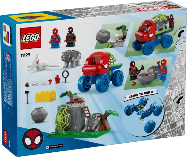 LEGO® Marvel Spidey a jeho úžasní priatelia 11199 Spideyho tím a záchrana dinosaurov s truckom