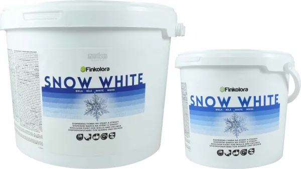 FINKOLORA SNOW WHITE - Snehobiela interiérová farba snehobiela 5 L