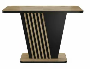 Signal Rozkládací jídelní stůl Nevio 125/170 cm dub artisan/černý