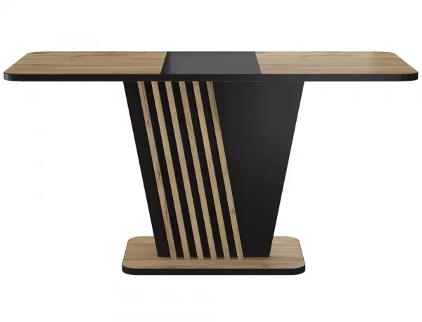 Signal Rozkládací jídelní stůl Nevio 125/170 cm dub artisan/černý