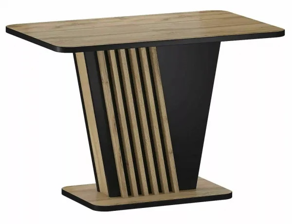 Signal Rozkládací jídelní stůl Nevio 125/170 cm dub artisan/černý