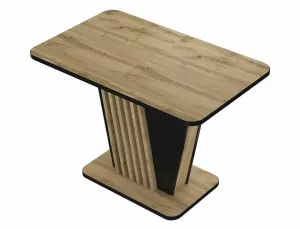 Signal Rozkládací jídelní stůl Nevio 125/170 cm dub artisan/černý