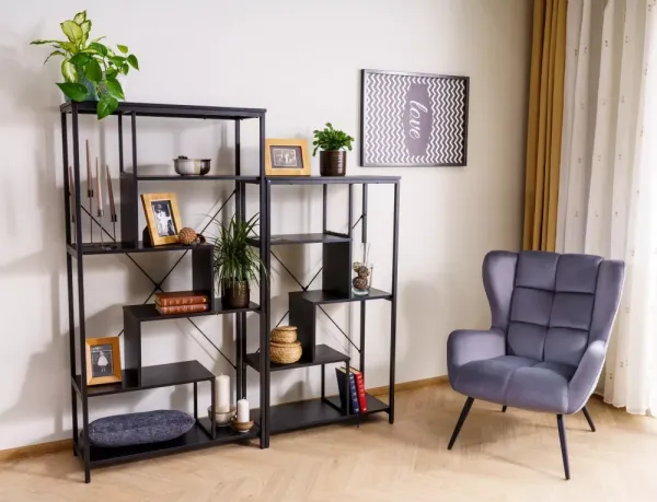 Signal Regál Net A 85 cm černý
