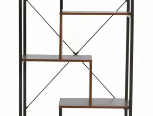 Signal Regál Net B 75 cm ořech tmavý/černý