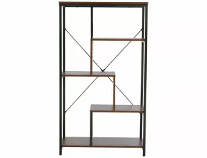 Signal Regál Net B 75 cm ořech tmavý/černý