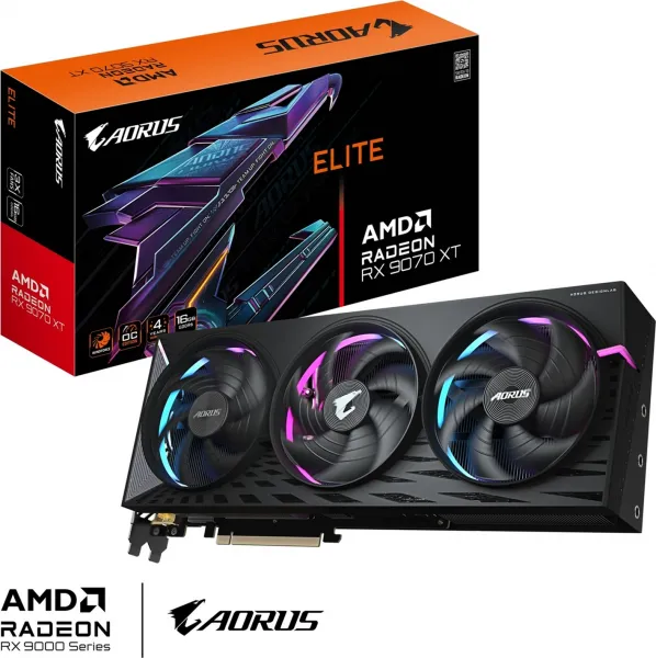 Gigabyte AORUS Radeon RX 9070 XT ELITE OC 16G