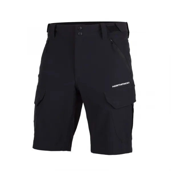 Pánske turistické kraťasy NORTHFINDER ANTHON 269black