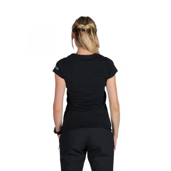 Dámske turistické tričko s krátkym rukávom NORTHFINDER SABRINA-269black