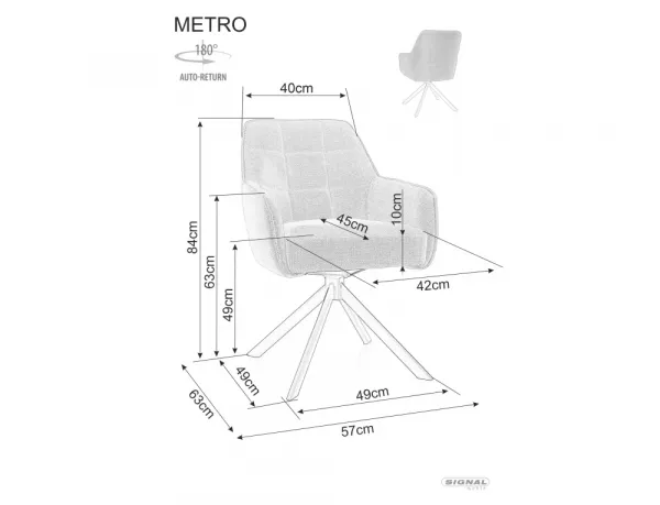 Stolička Metro Bjorn