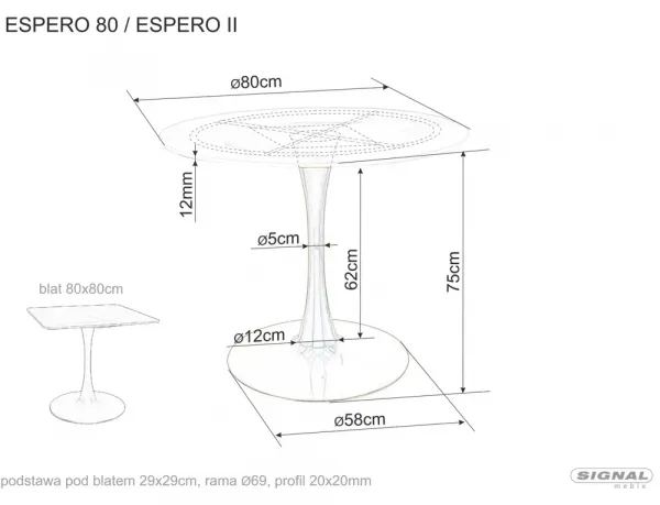 Stôl Espero II