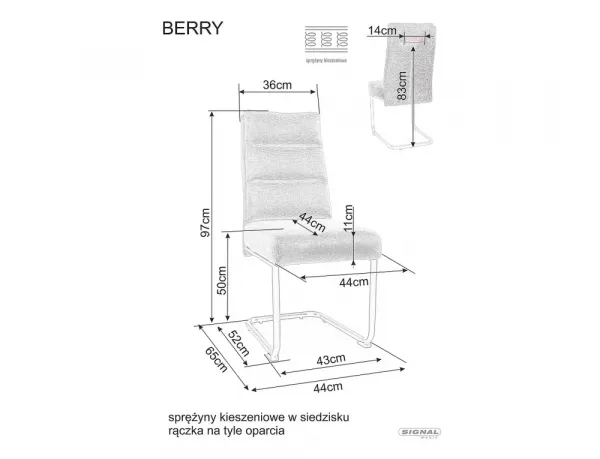 Stolička Berry Brego