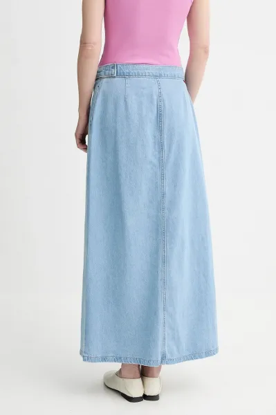 Rifľová sukňa Levi's COLUMN WRAP SKIRT