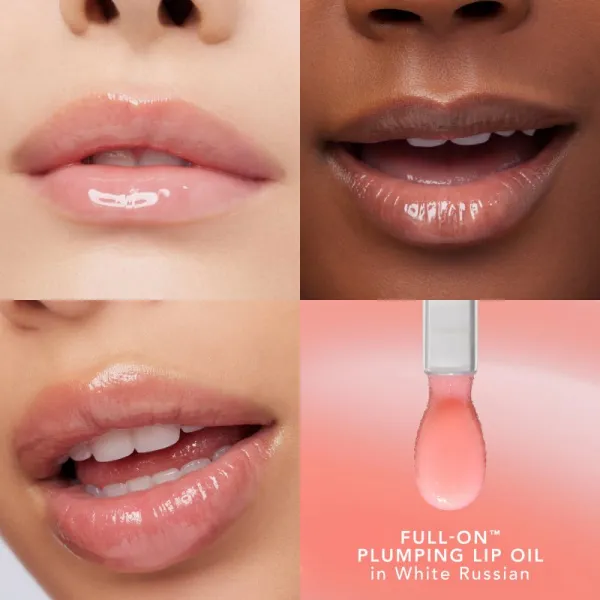 Buxom FULL ON™ PLUMPING LIP OIL lesk pre hydratáciu a objem pier odtieň White Russian 5.5 ml