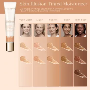 Clarins Skin Illusion Tinted Moisturizer tónovací krém SPF 25 odtieň 08 40 ml