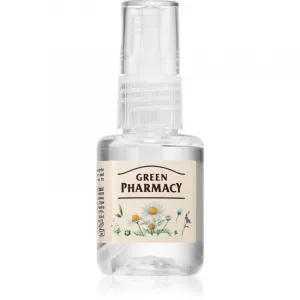 Green Pharmacy Chamomile & Linseed Oil Liquid silk serum sérum pre farbené vlasy 30 ml
