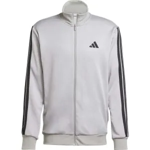 Tepláková súprava adidas 3S FT TT TS pánsky, šedá farba, JI8876