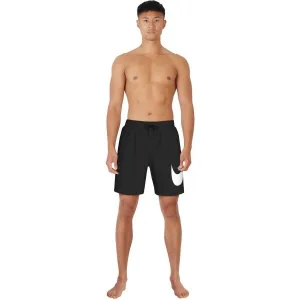 Nike SPLIT 5 Pánske plavecké šortky, čierna, veľkosť
