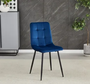 AUTRONIC jedálenská stolička CT-281 BLUE4 modrá
