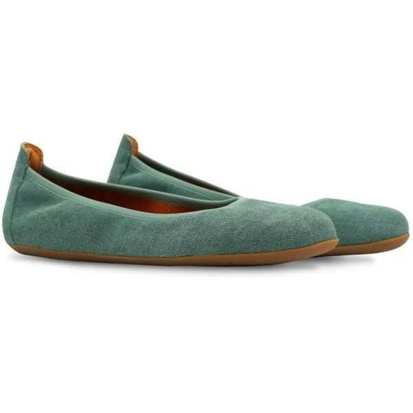 AYLLA BALLERINA Dámska barefoot obuv, zelená, veľkosť