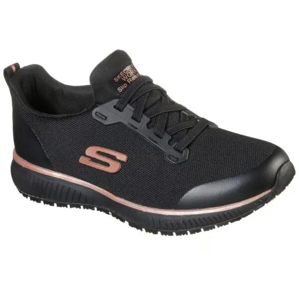 Skechers SQUAD SR Dámska pracovná obuv, čierna, veľkosť