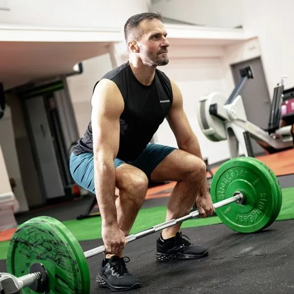 PROGRESS DRIVER SINGLET Pánske športové tielko, čierna, veľkosť