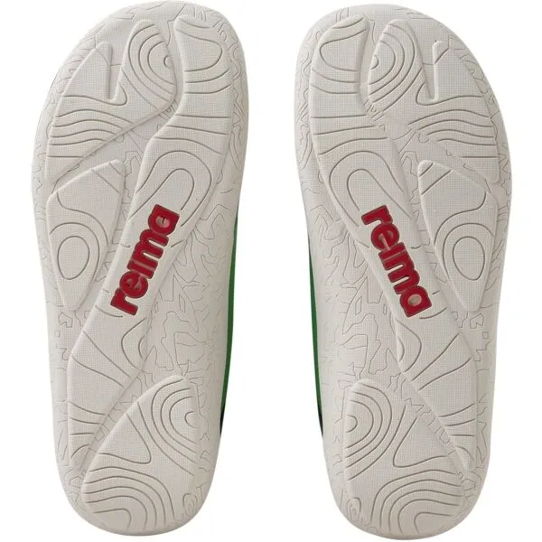 REIMA TALLUSTELU Detská barefoot obuv, zelená, veľkosť