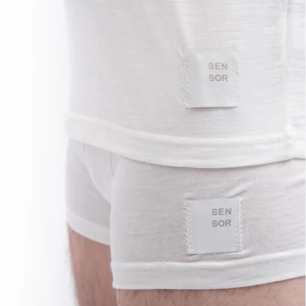 Sensor MERINO CORDURA Pánske funkčné tričko, biela, veľkosť