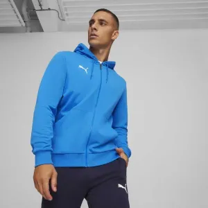 Puma TEAMGOAL CASUALS HOODED Pánska mikina, modrá, veľkosť