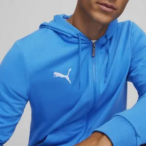 Puma TEAMGOAL CASUALS HOODED Pánska mikina, modrá, veľkosť
