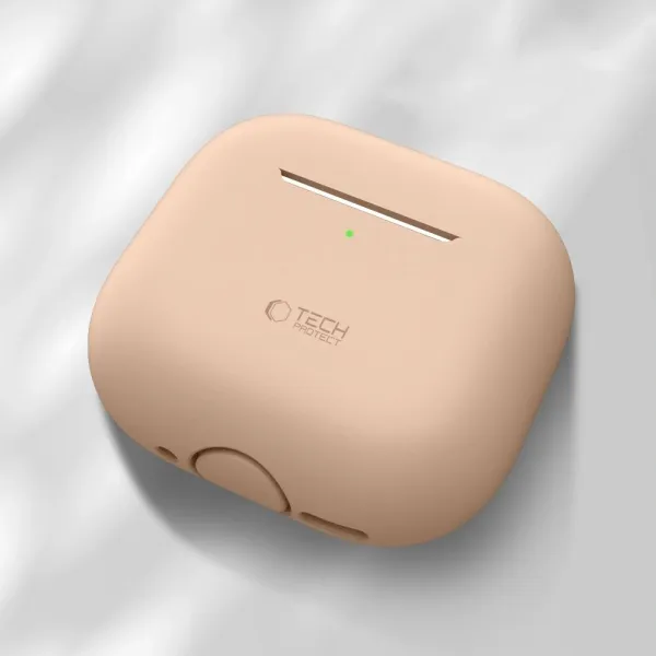 Tech-Protect Silicone puzdro na Apple AirPods 4, hnedé